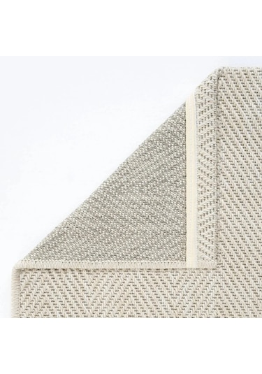 Krem Beyaz Kılçık Desenli Modern Halı - L665krbo Krem - Beyaz