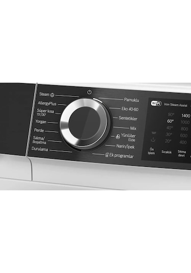 Bosch WGK244Z0TR 9 KG 1400 Devir Çamaşır Makinesi Beyaz