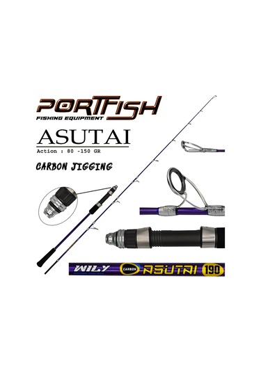 Wily Asutai Jig Kamışı 190 Cm 80-150 Gr