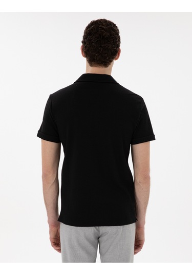 Pierre Cardin Erkek Siyah Tişört 50302586-vr046 Siyah