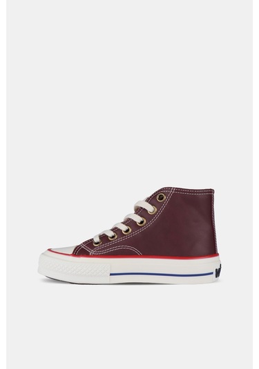 Vicco Monno Basic Unisex Çocuk Bordo Sneaker Bordo