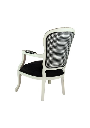 Hanelmobilya Hanel Mobilya Diana Berjer Ahşap Tekli Koltuk Siyah Kazayağı