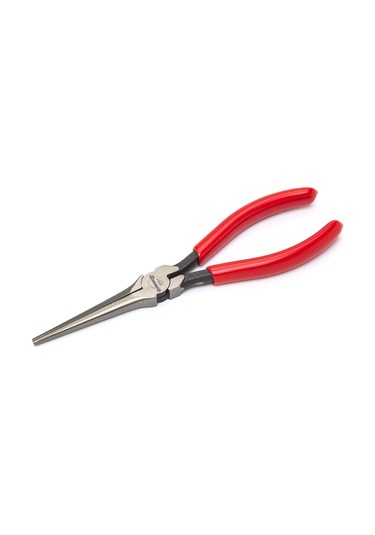 7 'uzun İğne Burun Katı Eklem Pensesi - 7777cvnn, Kırmızı