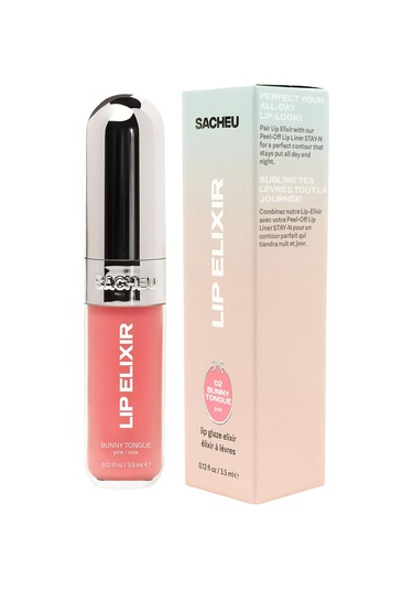 Sacheu Lip Elixir 3 Ü 1 Arada Renkli Dudak Parlatıcı 03 Bunny Tongue 3.5ml 03 Bunny Tongue