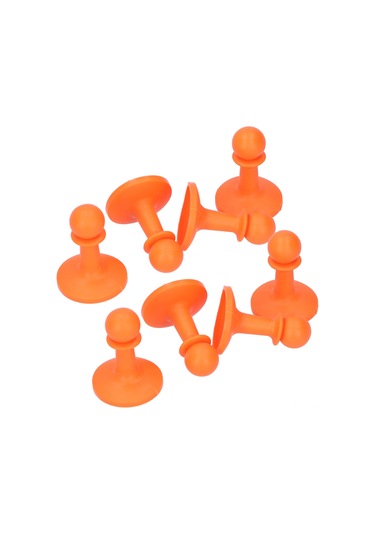 Xindoker Kamp Çadırı Fırtına Koruyucu Üst Kapak, Anti-statik Isolasyonlu Tpr Malzeme, 8 Adet Turuncu, 6mm Delik Çapı, Çadır Stabiliyeti Ve Ömrünü Uzatır Diğer