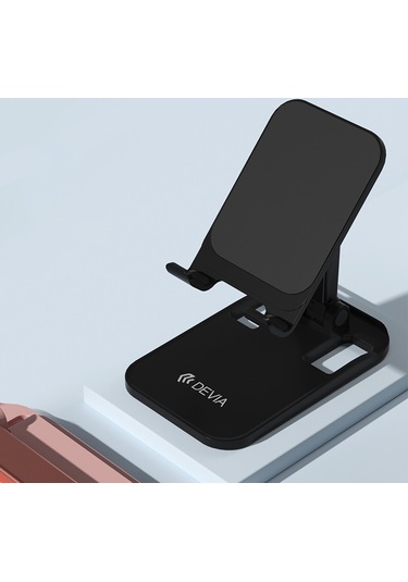Cbtx Devıa Telefon Standı Ayarlanabilir Katlanabilir Masaüstü Telefon Tutucu Tabletler Cradle Dock - Siyah