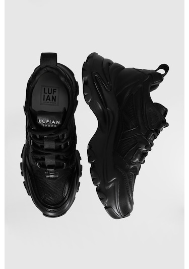 Lufian Bloom Kadın Sneaker Ayakkabı Siyah Siyah 121230015100100 Siyah