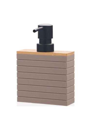 The Mia Stripe Sıvı Sabunluk Kahverengi