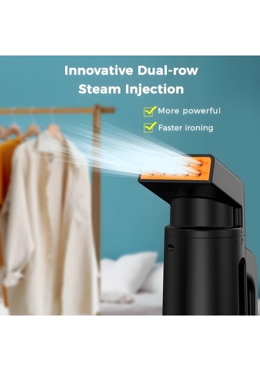 Createtech 700w 180ml 25sn Hızlı Taşınabilir Buhar Ütüsü - Kırışıklık Giderici, Ev/ofis/seyahat İçin