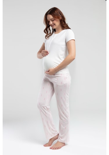 Arnetta Kadın Beyaz Pijama Takımı Ar3250-S-V1