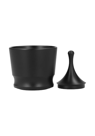 Tenfowee 58mm 304 Paslanmaz Çelik Kahve Tozu Depolama Kapsülü - Dayanıklı, Yemek Dereceli, Ev Ve Café Kullanıma Uygun Kahve Aksesuarı Siyah Diğer