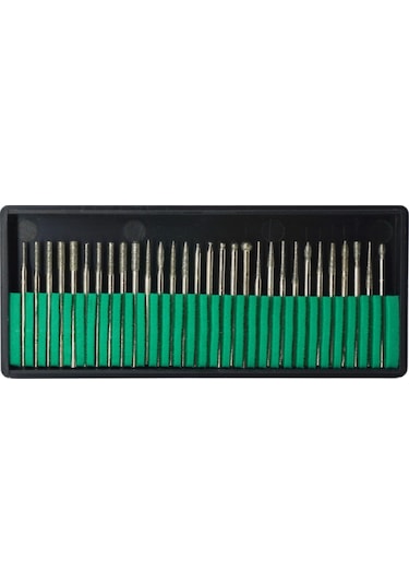 5086 Elmas Camcı Gravur Freze Taslama Uc Setı 30 Prc
