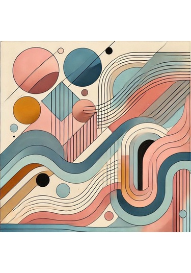 İskandinav Soyut Tablo Set Çerçevesiz 50x50cm Pvc Tablo 4'lü Set 012 Her Bir Tablo 50x50cm Büyüklüğündedir.