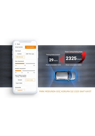 Finevu Gx400 Qhd 2k Wi-fi Türkçe 2 Kameralı Araç Kamerası