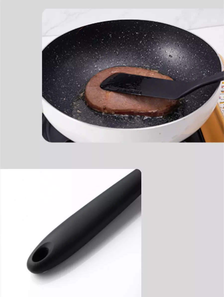 Home&sweet Tava İçin Silikon Krepler İçin Spatula 205468266 Siyah