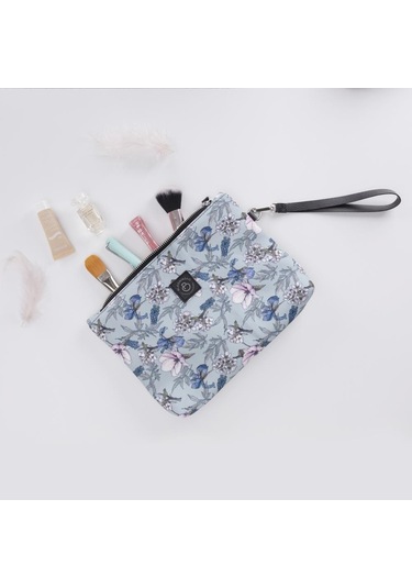 Cherry Blossom Clutch / El Çantası Portföy Turkuaz