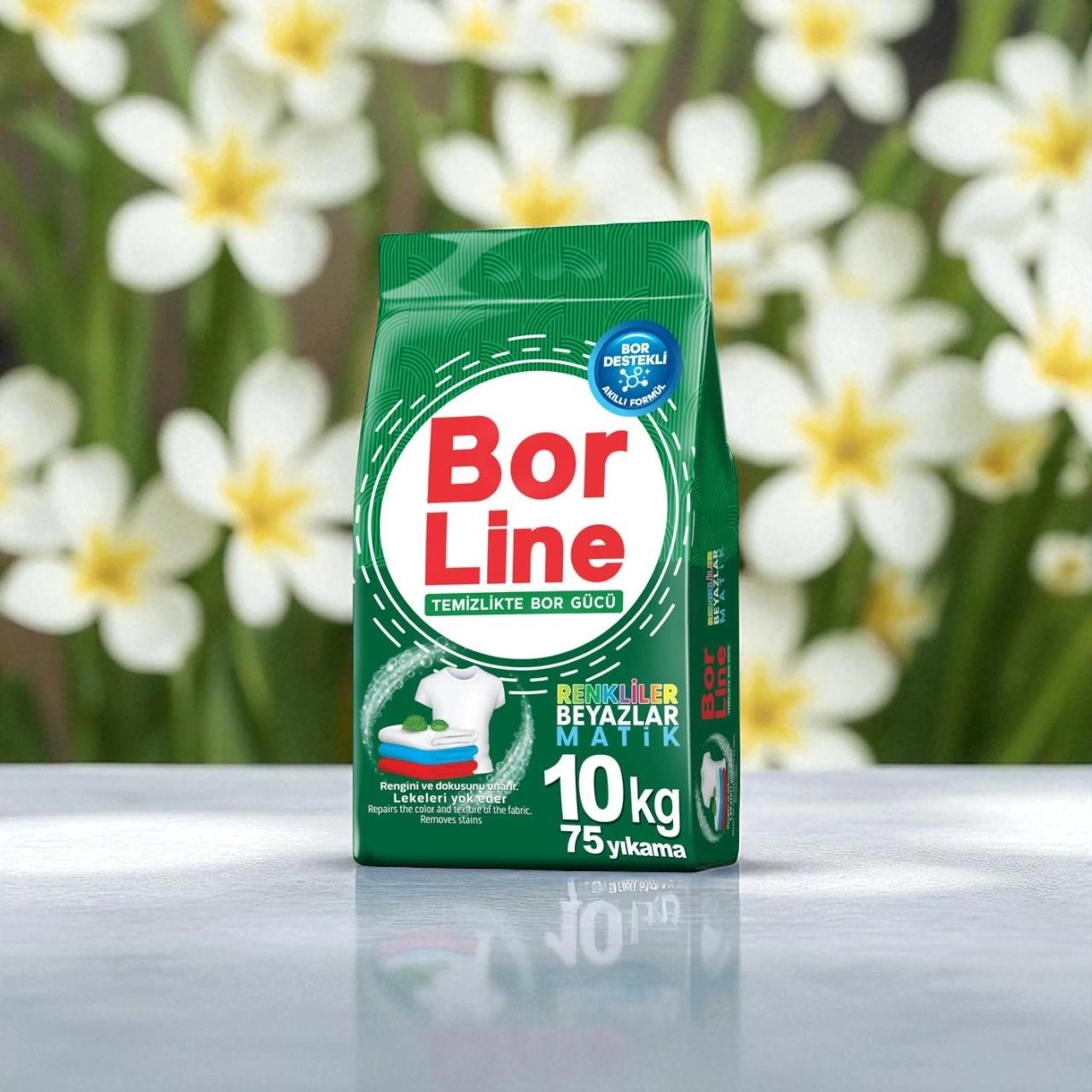 Borline 10 Kg Renkliler Ve Beyazlar İçin Toz Deterjanı