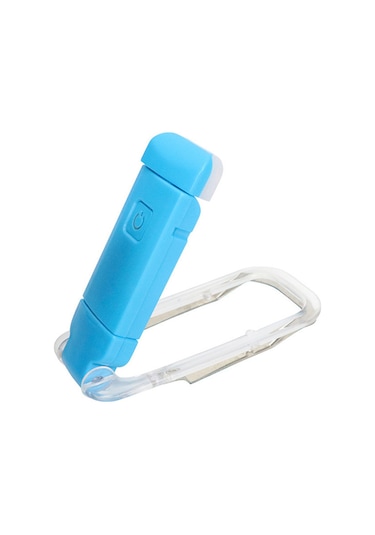 Vkemall Usb Çift Katlı Göz Koruyucu Kitap Işığı - Taşınabilir简约 Okuma Lambası Mavi Diğer