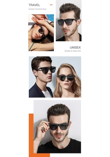 Lıcorıce Bluetooth Akıllı Uv Koruma Güneş Gözlüğü