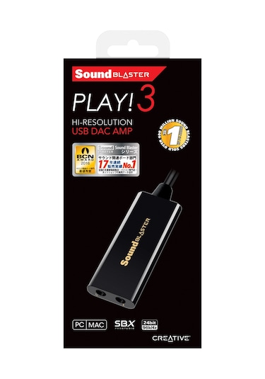 Creative Soundblaster Play! 3 24-BIT 96 KHZ USB Ses Kartı