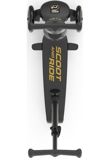 Scoot And Ride Push And Go Ebeveyn Kontrollü Çocuk Scooter Black&gold Limited Edition 240527-00089