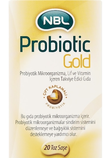Nbl Probiotic Gold 20 Stick Toz Saşe