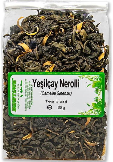 BioStore Portakal Çiçeği Nerolili Yeşil Çay 60 G