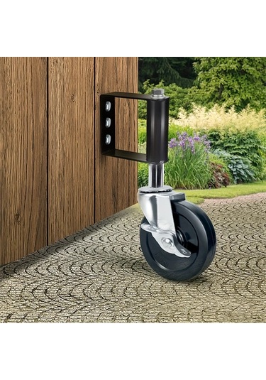 Dashanshop 5 Inç Sessiz Frenli Ağır Hizmet Endüstriyel Universal Tekerlek Yaylı Şok Emici Dayanıklı