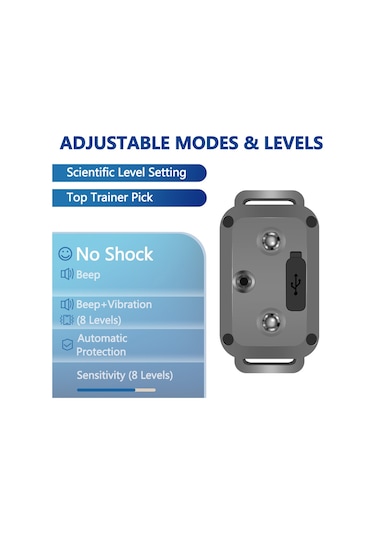 Geeksen Köpek Eğitim Cihazı Köpekler İçin Havlama Tasması Renkli Ekran Akıllı Köpek