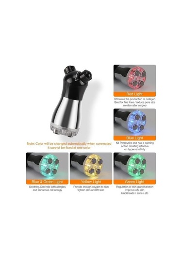 Radyo Frekansı Yüz Led Foton Mezoterapi Mikro Akım Cilt Gençleştirme Yüz Kaldırma Anti Masajı Cihazı Ev Kullanımı Güzellik Cihazları Bg6q1y Siyah