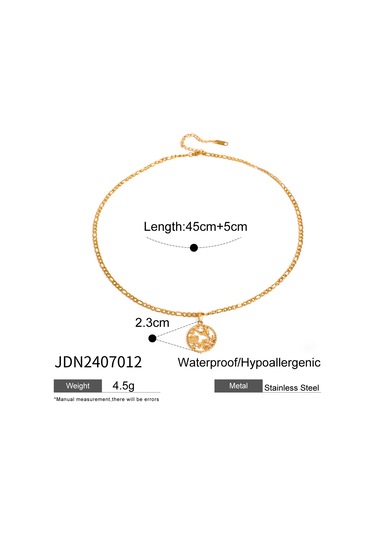 Paslanmaz Çelik Okyanus Serisi Kolye Yüksek Kaliteli İns Mücevher 18 Ayar Altın Kaplama Deniz Kabuğu Kolye Ucu Diğer