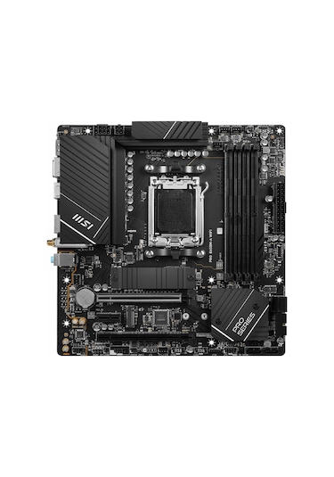 MSI PRO B650M-A WIFI AMD B650 6400 MHz (OC) DDR5 Soket AM5 mATX Anakart