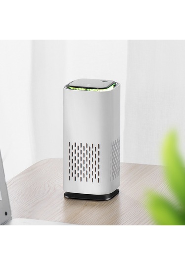 Filtreli Araba Usb Hava Temizleyici Formaldehit Benzen Duman Toz Parçacıklarını Temizler