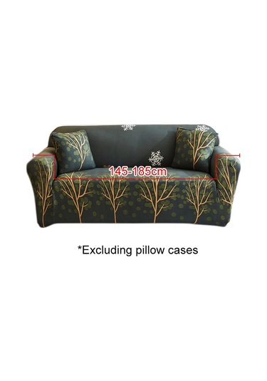 Sones Çift Kişilik Tam Kapsama Elastik Kaymaz Kanepe Örtüsü Fortune Tree