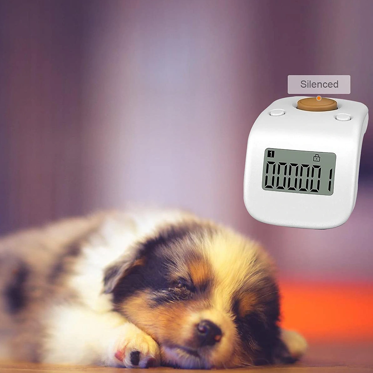 Xindoker Usb Şarjlı, 6 Kanal Veri Kaydı Ve Sessiz Tuşlu, Parlak Dokulu, Ter Dayanıklı Silikon Yüzük Tipi El Sayacı