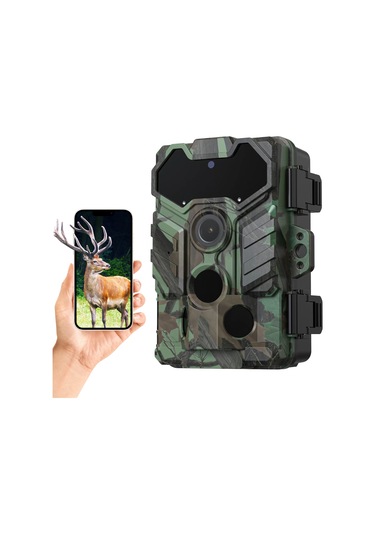 Geeksen Kamerası Avcılık Ve İz Sürme Kamerası 32mp Yüksek Netlikli Kızılötesi Ip66 Su Geçirmez Wi