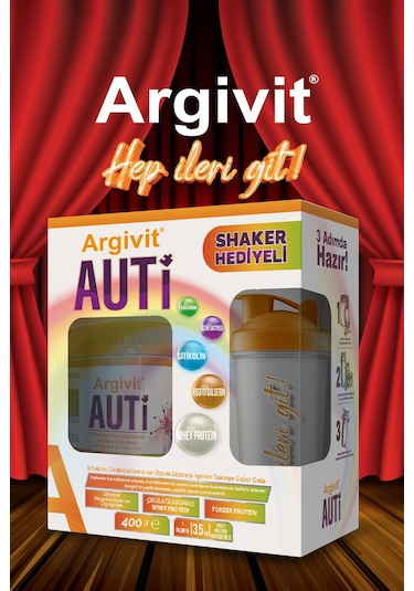 Argivit Auti Taurin Sitikolin Fosfotidilserin Ve Üzüm Eki 400 Gr + Shaker