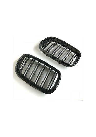 Bmw X6 E71 Çift Şeritli Ön Panjur Izgara 2006-2013 Arası Parlak S