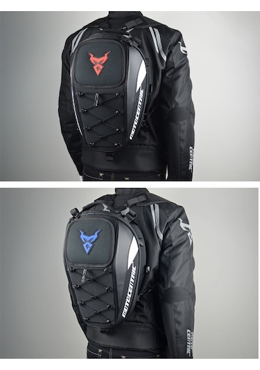 Hallow Motosiklet Kask Çantası 11-MC-0102 Gri Etiket