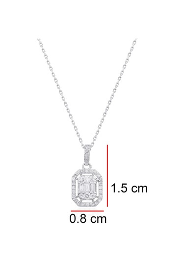 Pırlanta Baget Kolye /0.27ct