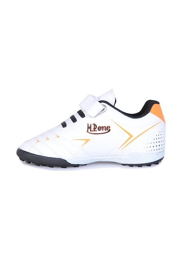 Mp 242-2102ft Beyaz Cırtlı Halısaha Erkek Çocuk Futbol Ayakkabı 001