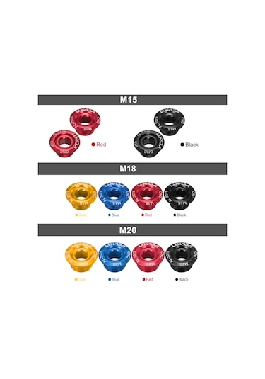 Lixada 2 Adet M15 Bisiklet Bisiklet Mtb Dağ Bisikleti Y4481m15b-2 Siyah Siyah