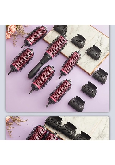 Willowhaven Yeşil 6lı Profesyonel Saç Stili Tarak Seti - Abs Plastik Ve Naylon Fırça Tüm Saç Tipleri