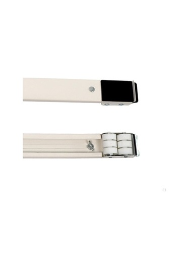 Pazly 2 Adet Beyaz Ayarlanabilir Taban Mobilya Aletleri Silindir Beyaz