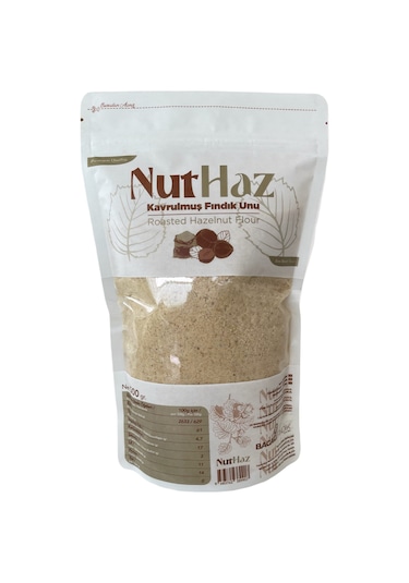 NutHaz Kavrulmuş Fındık Unu Doypack 500 G