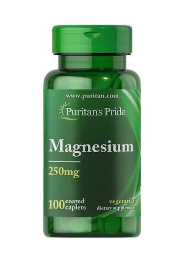Puritan's Pride Magnesium 250 Mg 100 Tablet