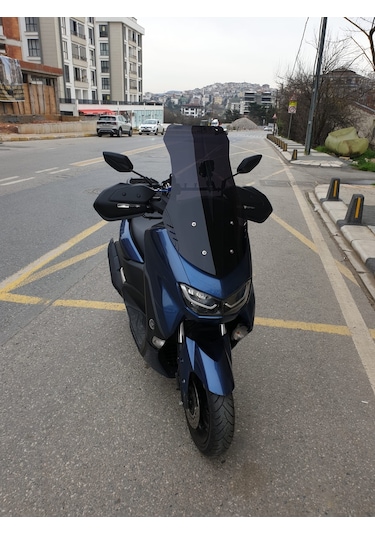 Motocam Yamaha Nmax Ön Cam 2021-2024 Model 72cm Siyah Renkli 4mm Uzun