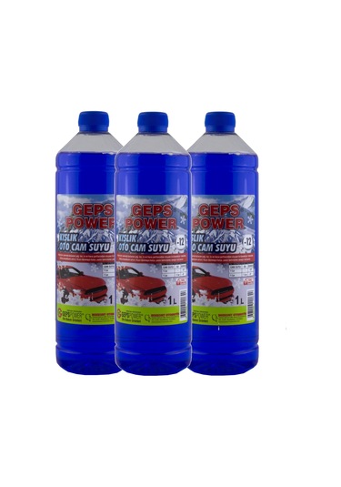 Geps -12 Derece Antifrizli Oto Cam Suyu 1 Litre x 3