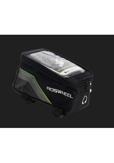 Xbyc 896 Bisiklet Kadro Üstü Çanta Siyah Yeşil Çok Renkli