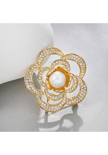 Homyl Broş Zarif Taklidi Charm Hediye Doğum Günü Kız Çiçek Çiçek